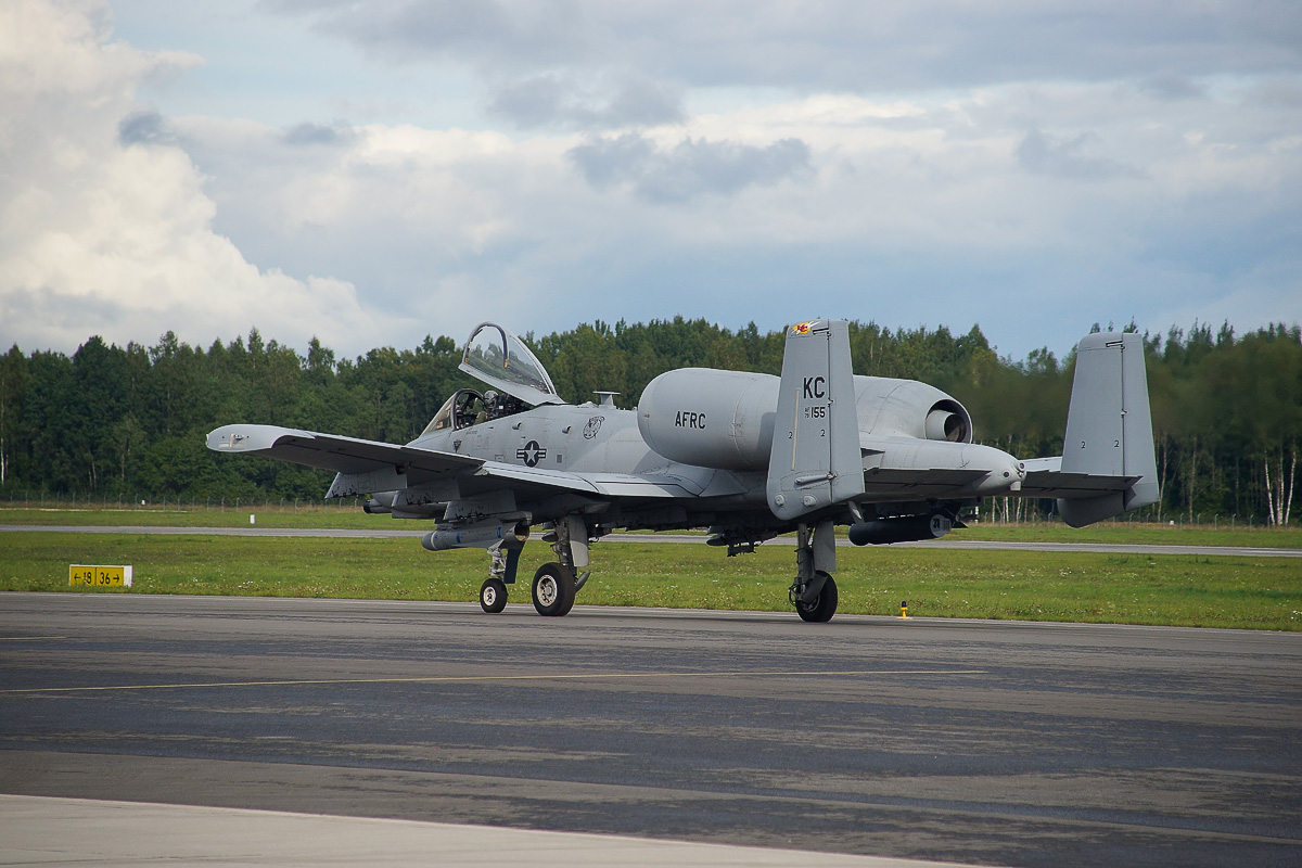 Авиабаза Лиелварде: A-10 Thunderbolt II