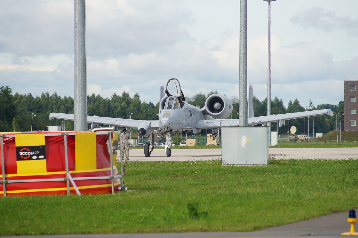 Авиабаза Лиелварде: A-10 Thunderbolt II