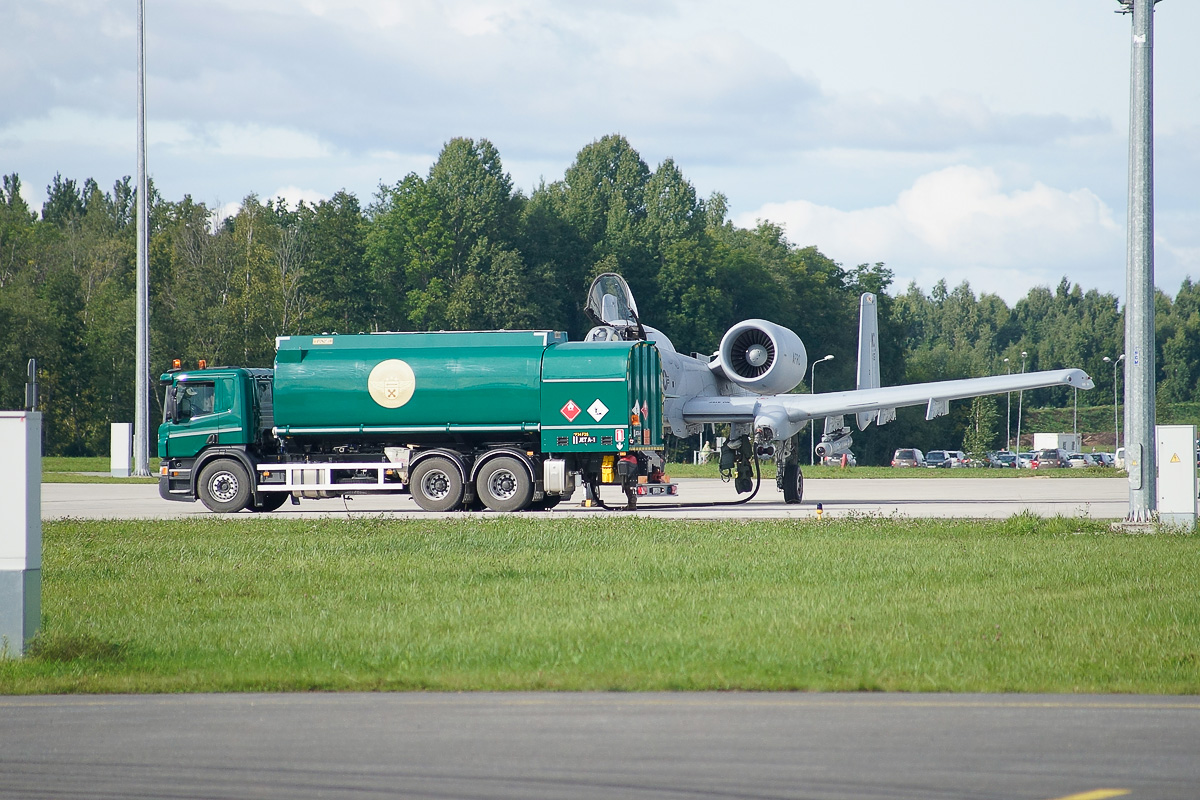 Авиабаза Лиелварде: A-10 Thunderbolt II