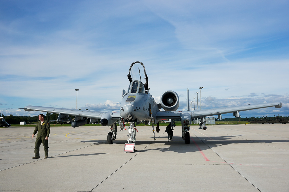 Авиабаза Лиелварде: A-10 Thunderbolt II