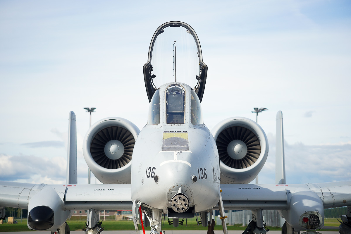 Авиабаза Лиелварде: A-10 Thunderbolt II