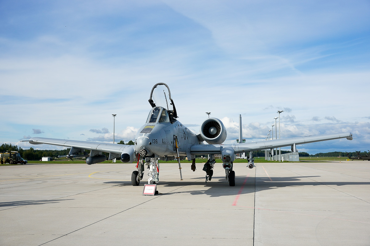 Авиабаза Лиелварде: A-10 Thunderbolt II