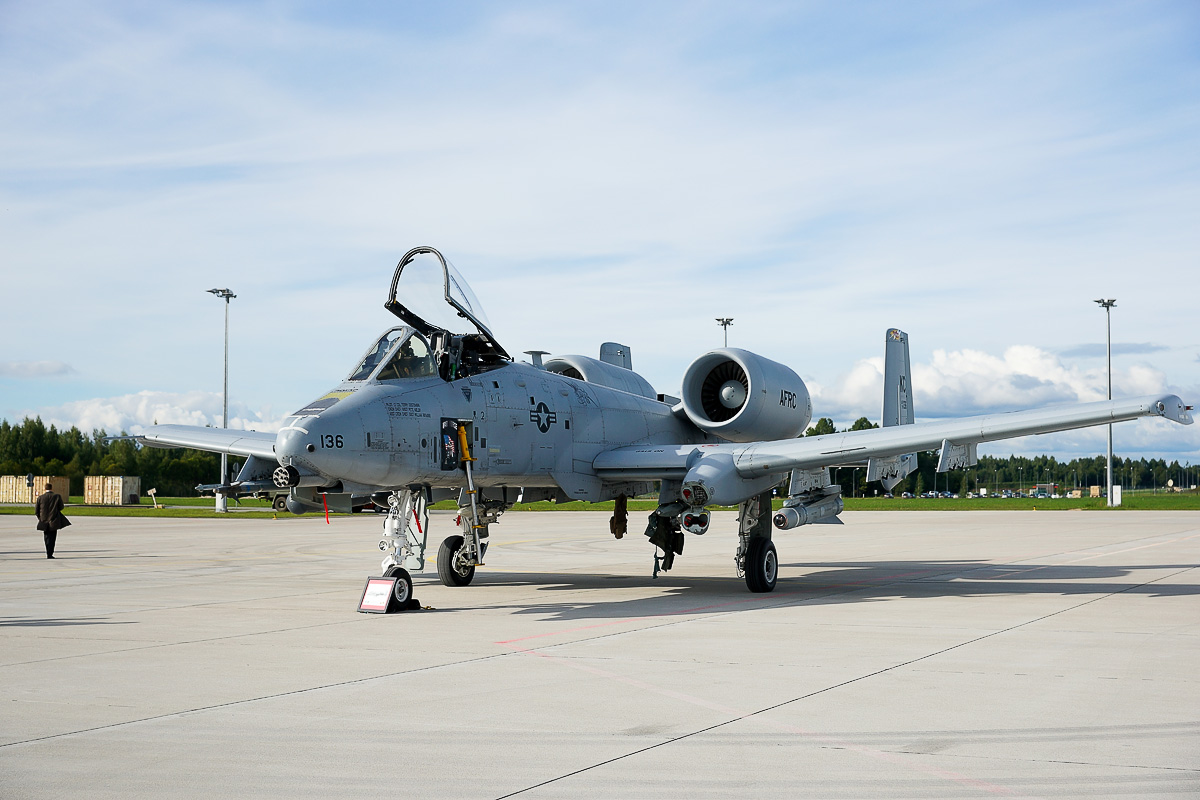 Авиабаза Лиелварде: A-10 Thunderbolt II