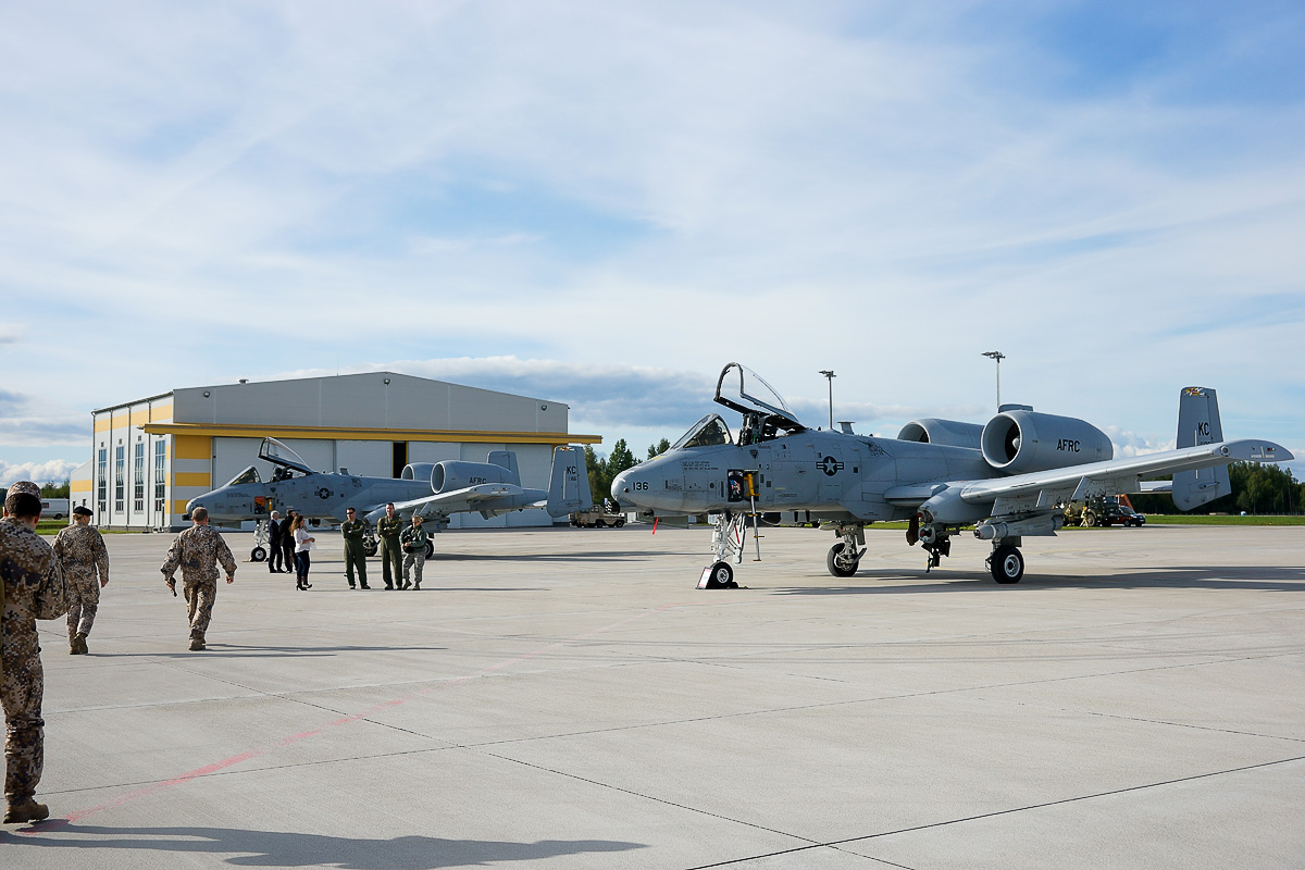 Авиабаза Лиелварде: A-10 Thunderbolt II