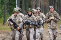 Латвийский контингент на учениях «Trident Juncture 2015″