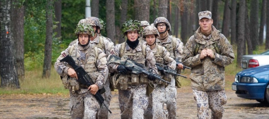 Латвийский контингент на учениях «Trident Juncture 2015″