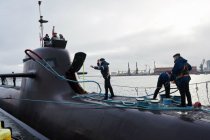 Визит германской подводной лодкой в ​Гдыню