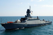 Корабли Каспийской флотилии завершили учения в море
