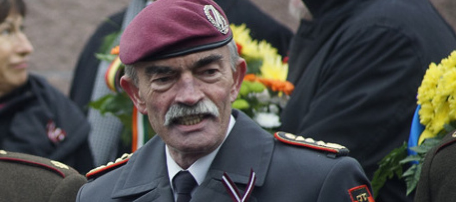 Генерал Домросе снова прибыл в Латвию