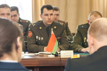 Встреча белорусских военных с делегацией НАТО