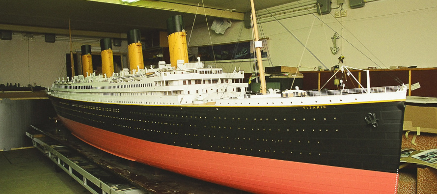 Модель «Титаника» изготовили в Риге