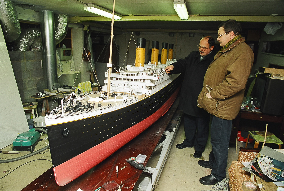 В Риге изготовили модель Титаника