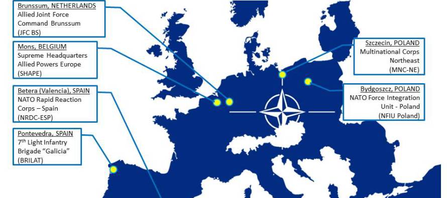 Штабные учения Сил быстрого реагирования НАТО