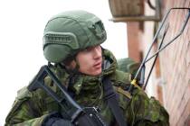 Новые шлемы для литовских солдат