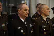 Смена командира Флотилии морских сил Латвии