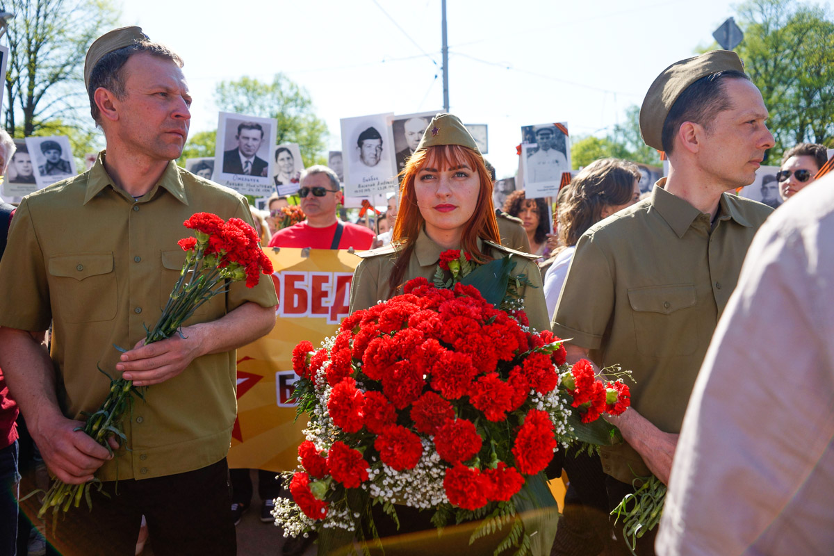 9 мая в Риге: Бессмертный полк