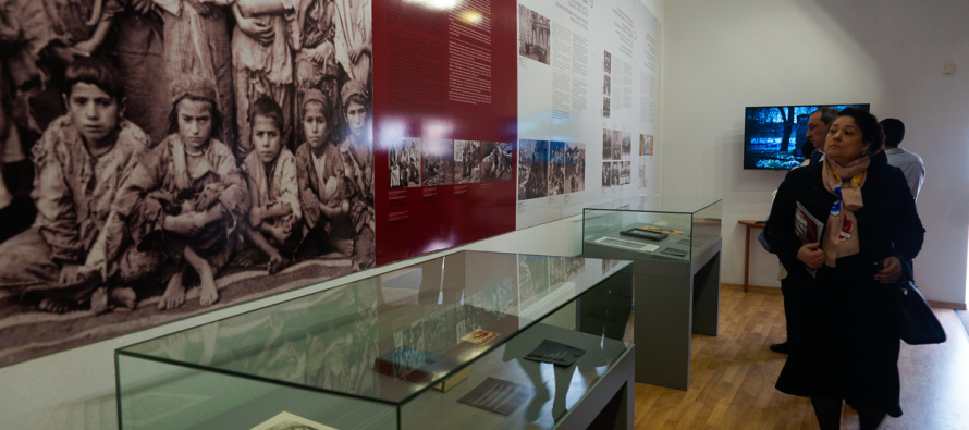 Открытие выставки «Геноцид армян» в музее Холокоста