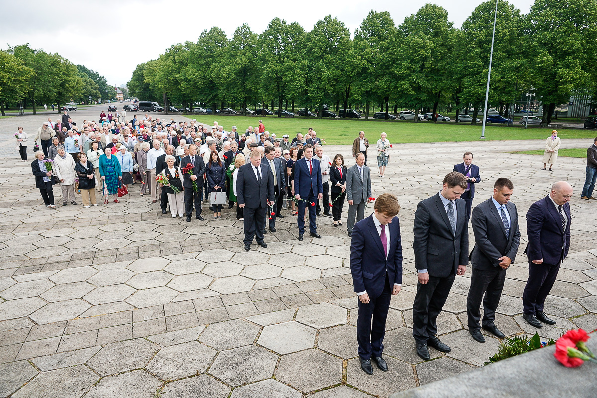 День памяти и скорби 22 июня 2015 года в Риге