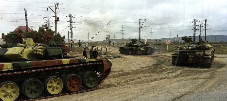 Россия поставила Азербайджану танки