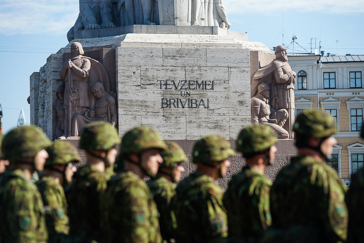 Латвийскому Земессардзе 25 лет