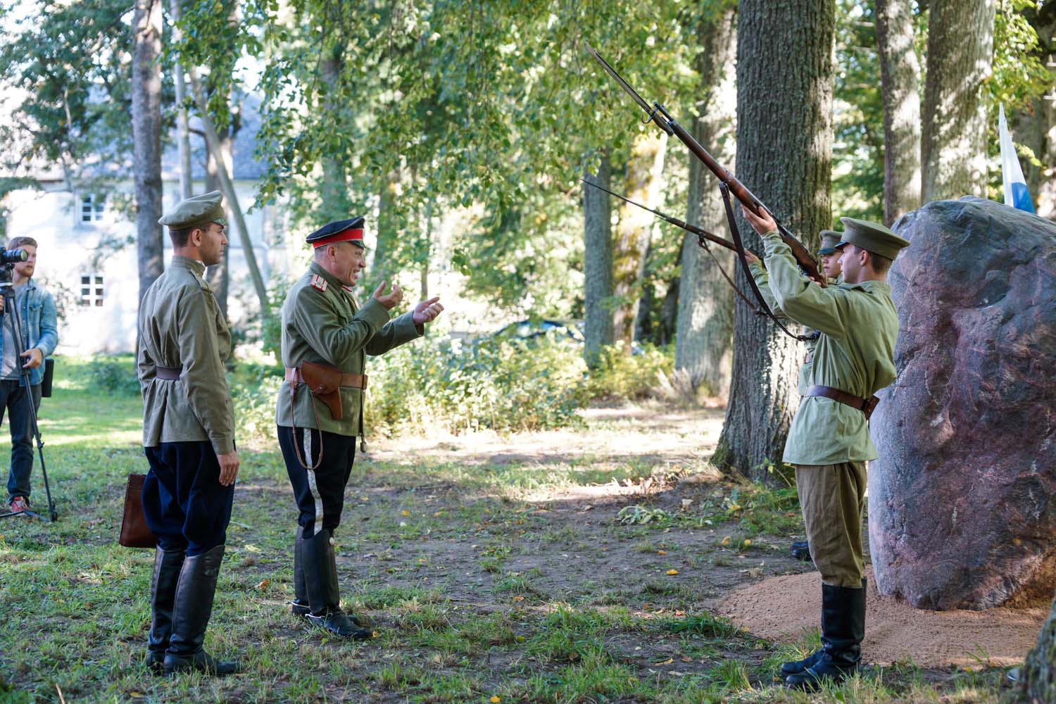 Открытие памятной доски Николаю Гумилёву