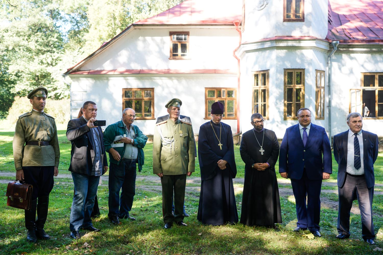 Открытие памятной доски Николаю Гумилёву