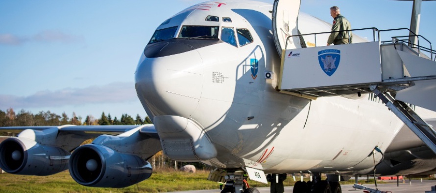 АWACSпобывал на эстонской авиабазе в Эмари