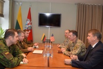 Встреча командующих ВС Литвы и спецназа США