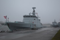 Новый корабль пришёл в порт Клайпеда