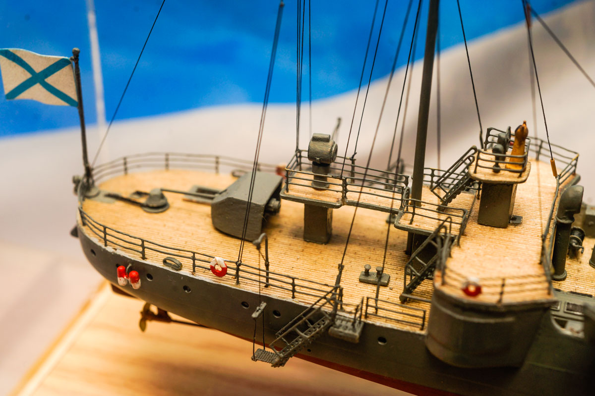 Модель канонерской лодки Сивуч