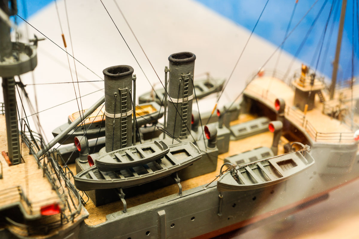 Модель канонерской лодки Сивуч