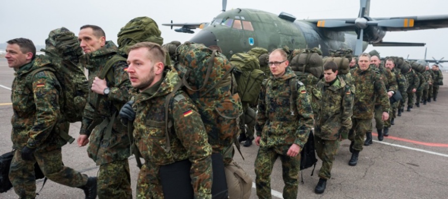 Немецкие солдаты прибыли в Литву