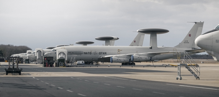 Латыши посетили базу AWACS в Германии