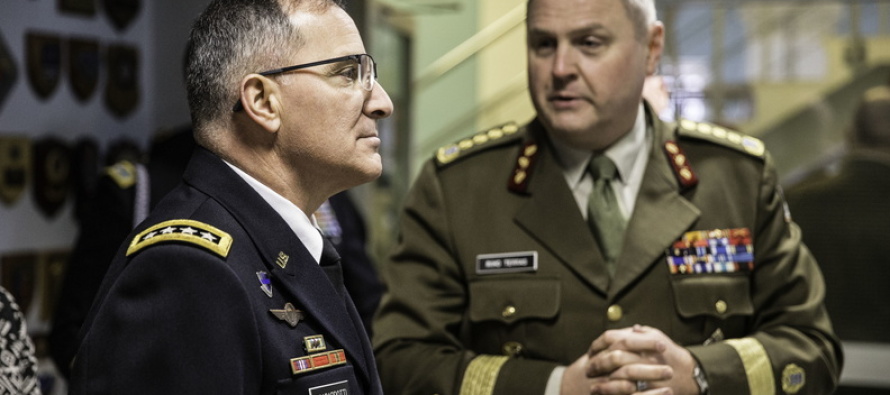 Визит Главковерха НАТО в Латвию