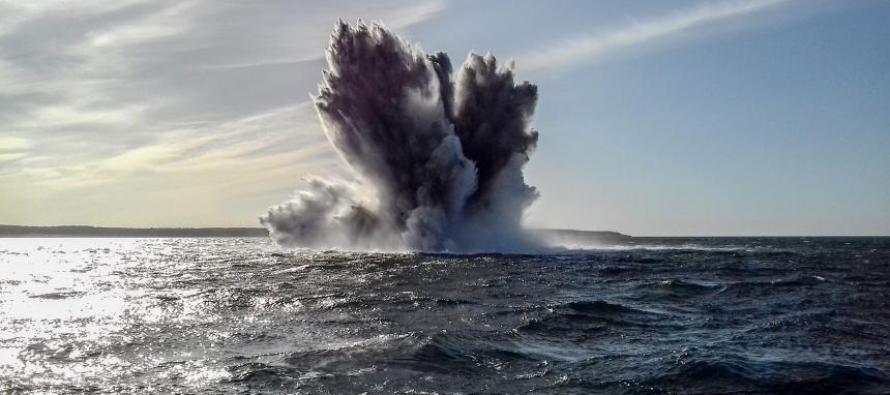 Три авиабомбы найдены в море у Сааремаа