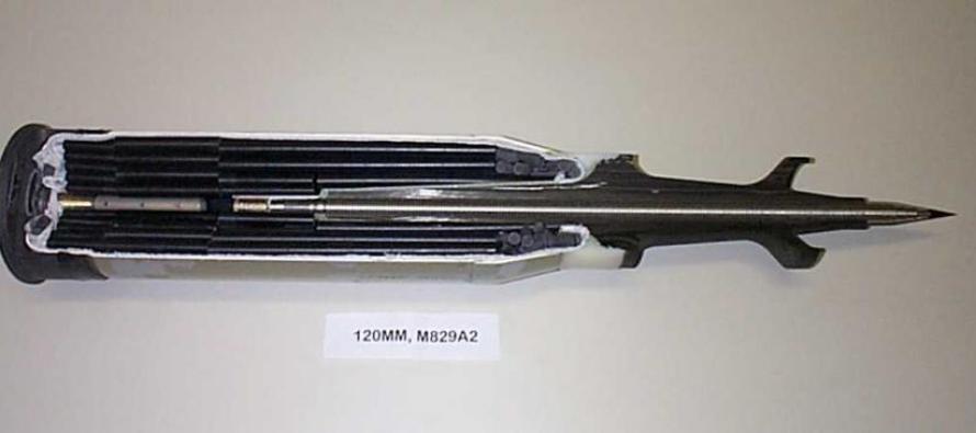 Бронебойный снаряд М829 с сердечником из урана