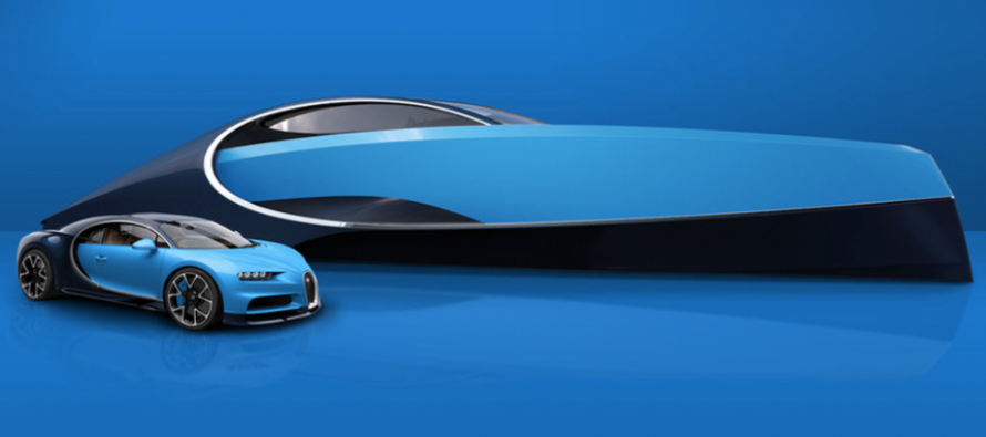 Яхта Bugatti с джакузи и камином
