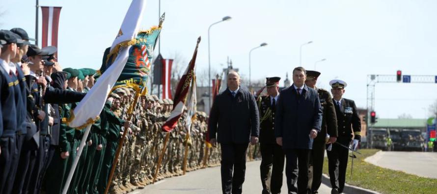 День вооружённых сил Латвии прошёл в Лиепае