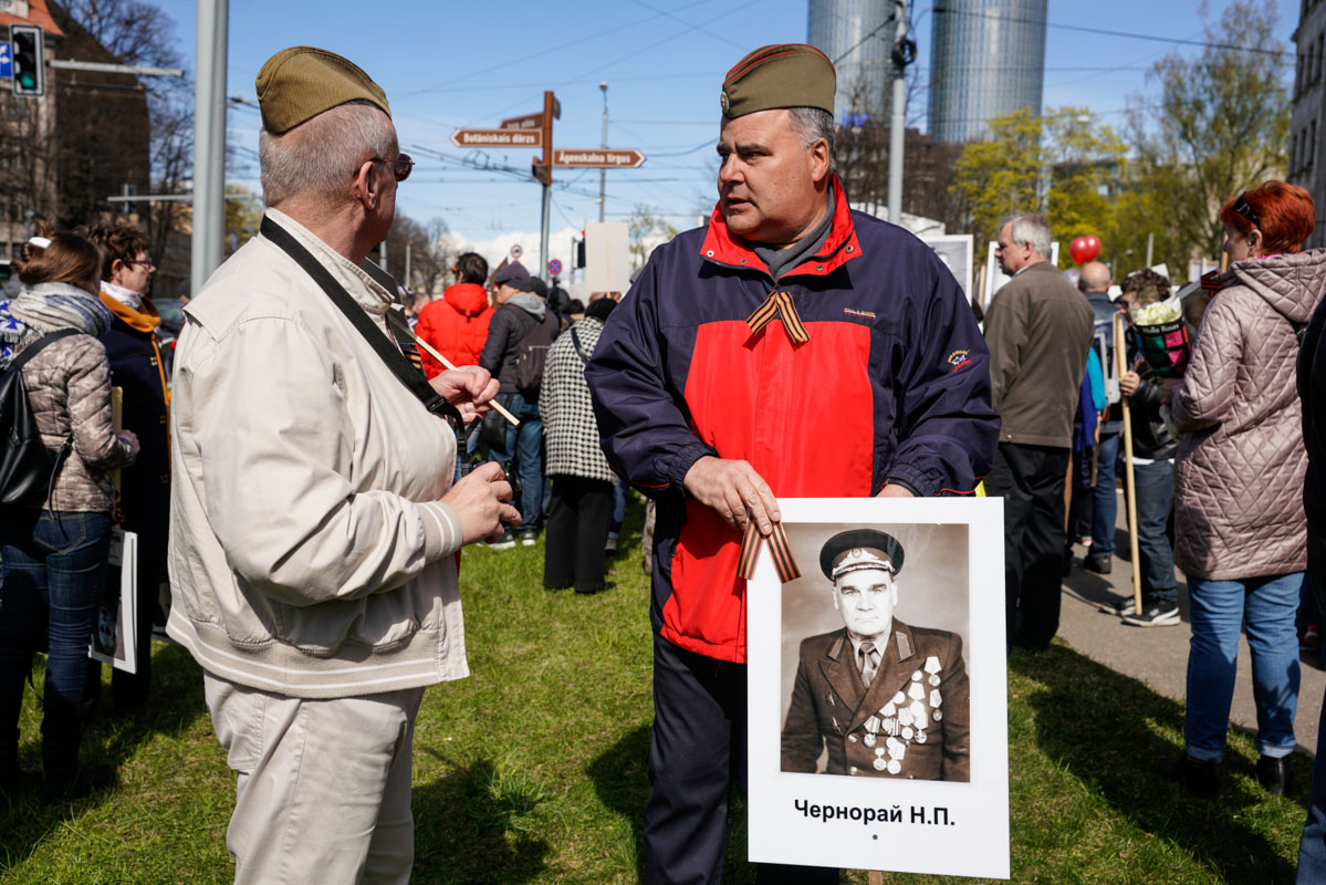 Бессмертный полк 2017 в Риге