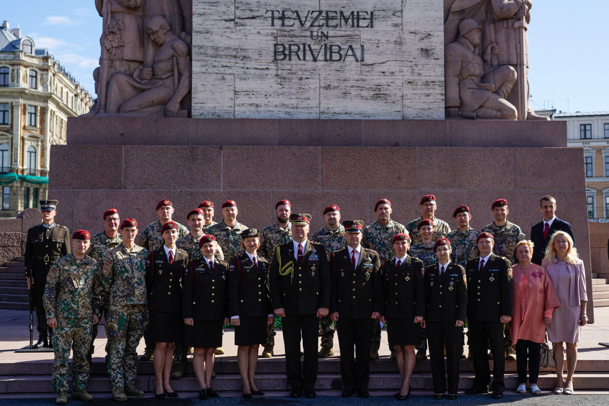 Военной полиции Латвии 20 лет