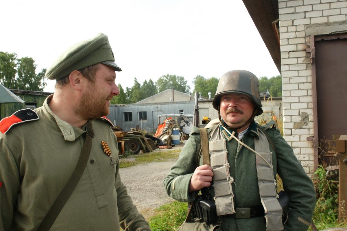 На острове Муху. Перед боем