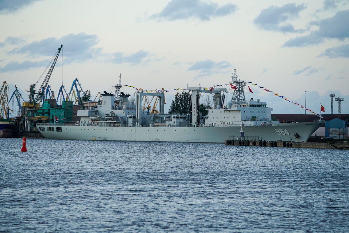 Корабли китайского ВМФ в Риге