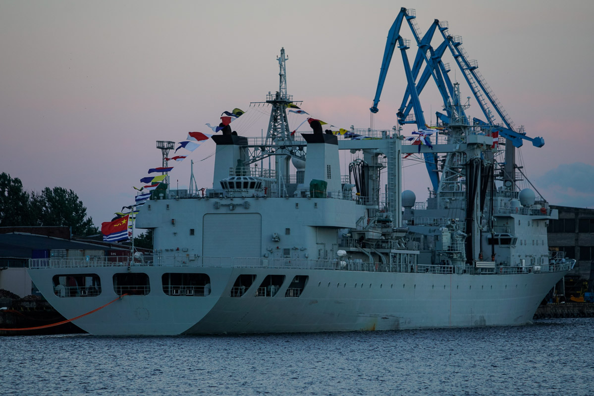 Корабли китайского ВМФ в Риге