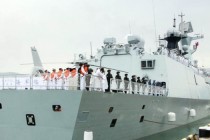 Китайские корабли в Рижском порту