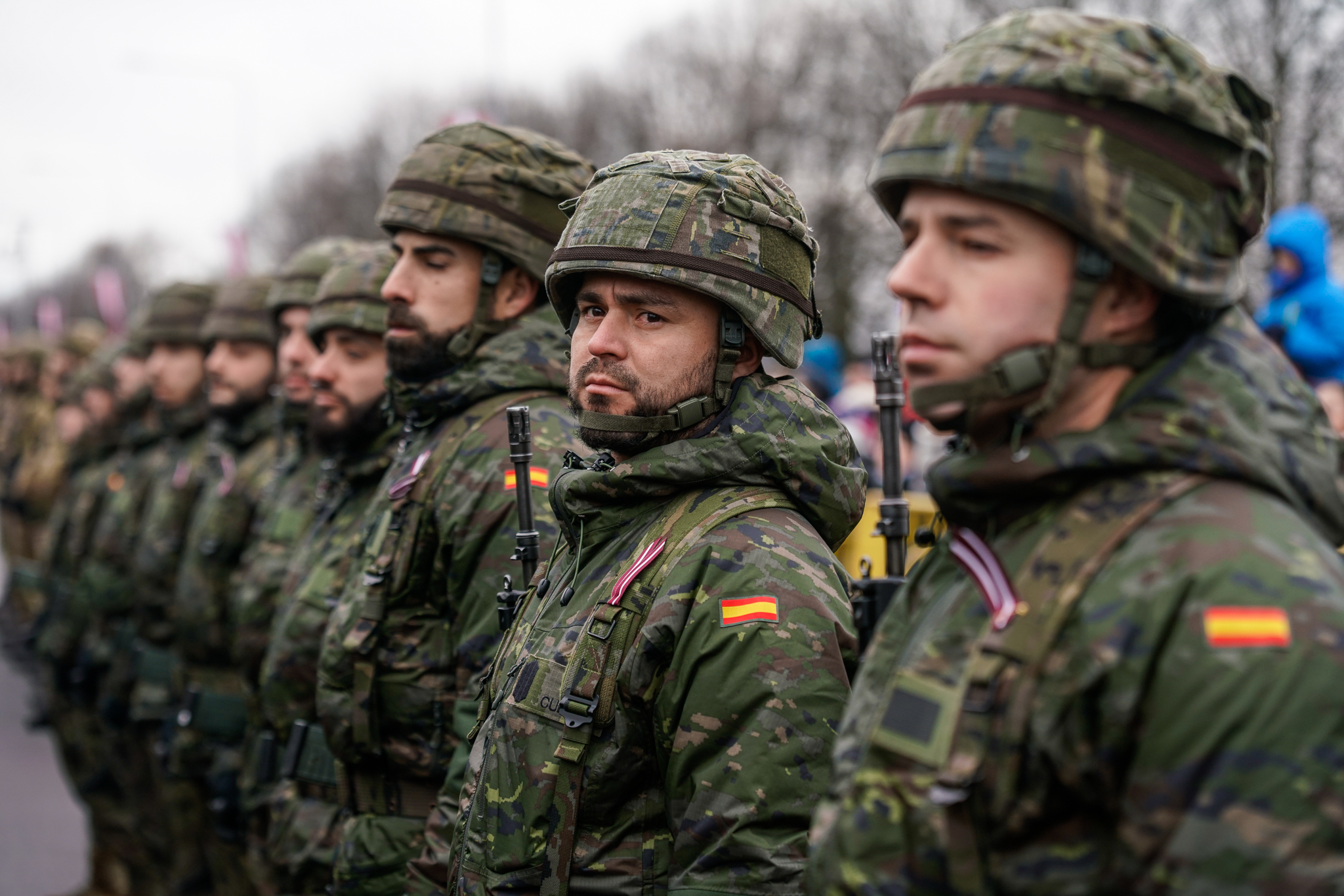 Парад в День независимости Латвии