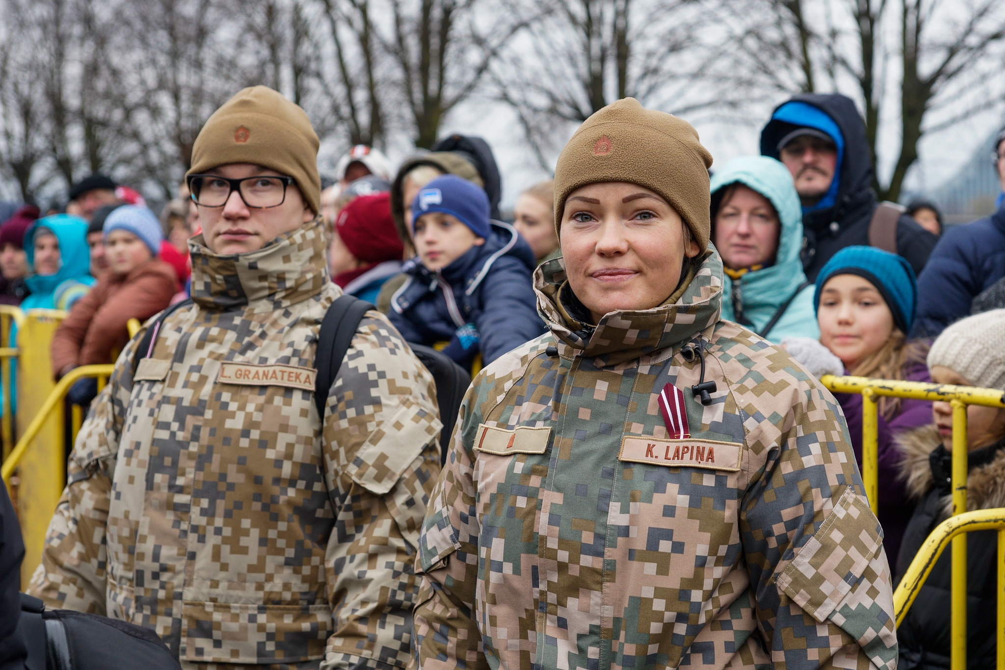 Парад в День независимости Латвии