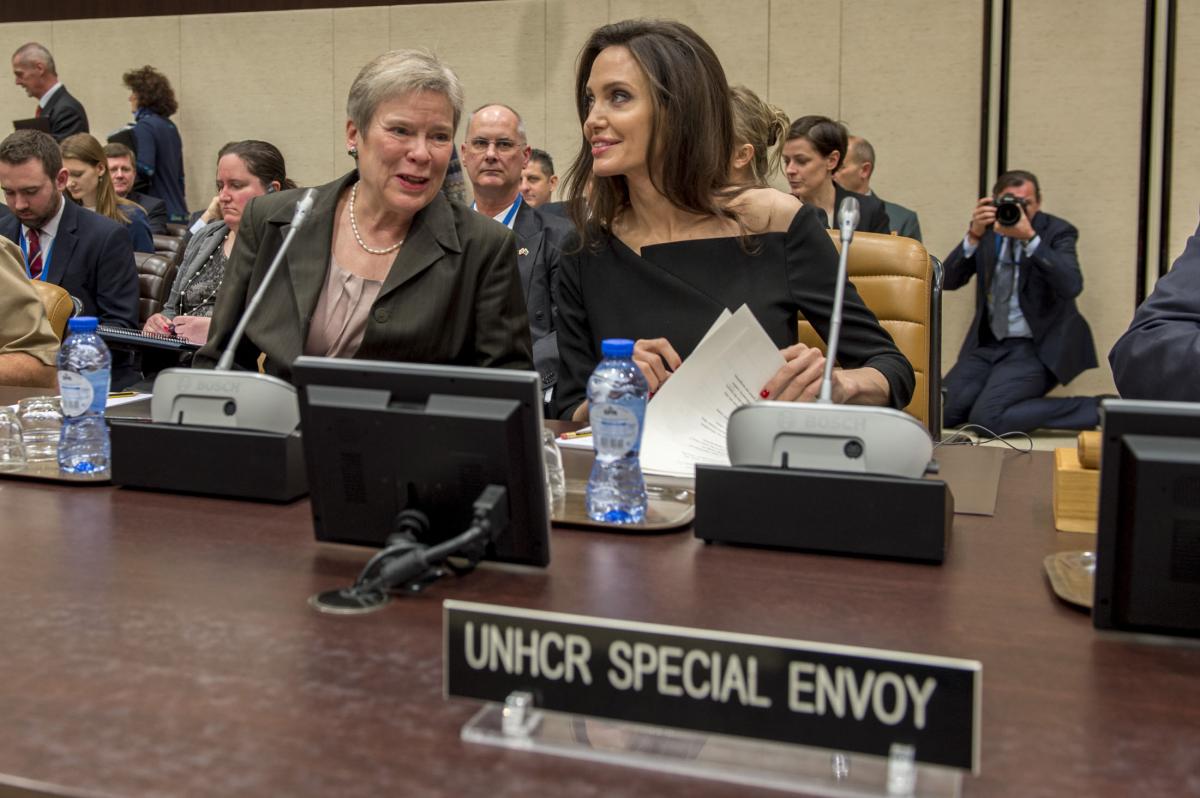 Визит Специального посланника ООН Анджелины Джоли в НАТО