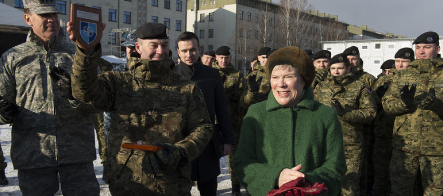 В Литве отметили первую годовщину присутствия батальона НАТО