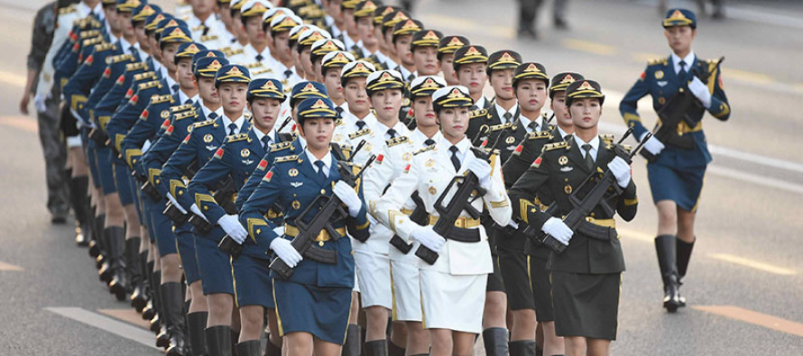 Китай увеличил военные расходы на 8%
