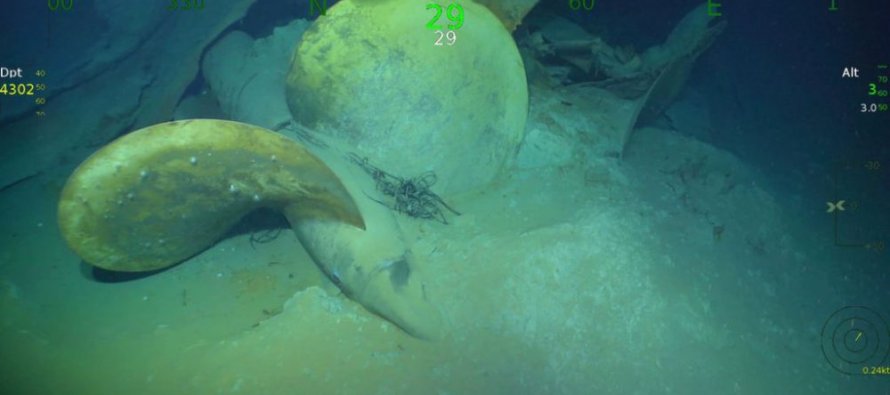 Погибший в 1942 году крейсер «Джуно» нашли на глубине 4 км